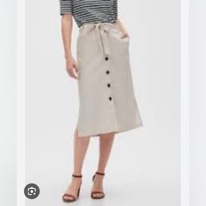 Banana republic button down skirt